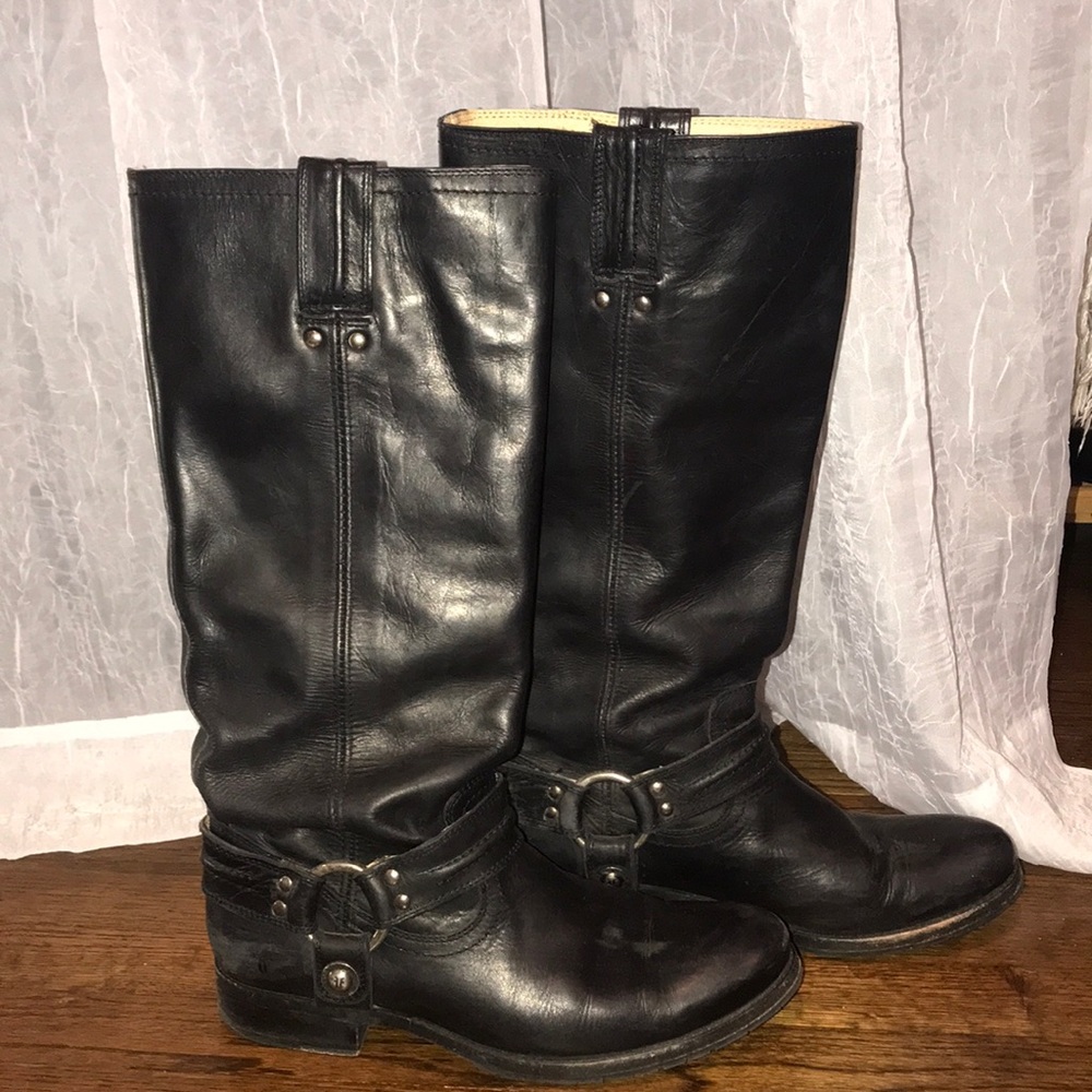 Frye Harness Tall Boots